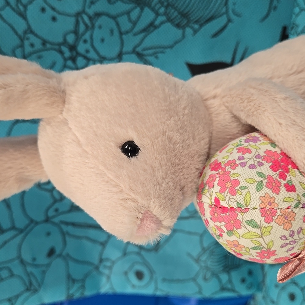 Retired NWT Jellycat Bonnie Bunny with Egg